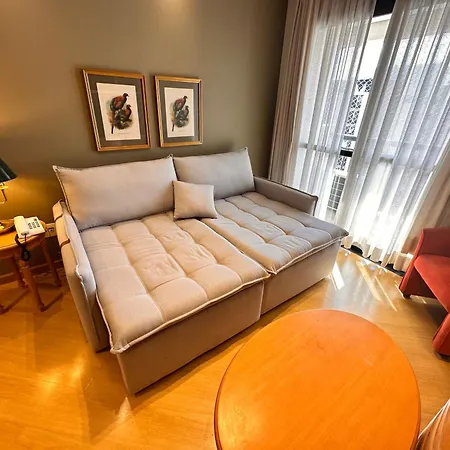Apartamento Flat Em Sao Paulo, Moema, Sp - 126 - Lazer, Ac E Estacionamento Exterior foto
