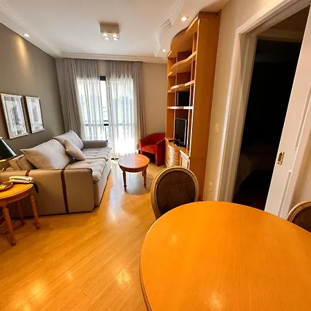 Apartamento Flat Em Sao Paulo, Moema, Sp - 126 - Lazer, Ac E Estacionamento Exterior foto